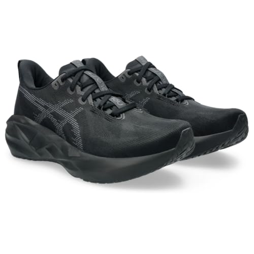ASICS Novablast 5 Mens Sneaker, Black/Carrier Grey, 9.5 US