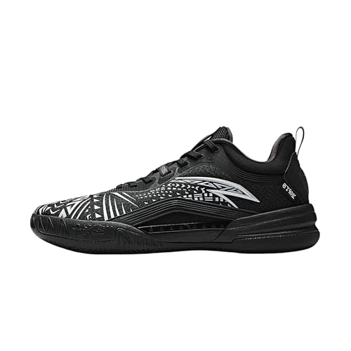 ANTA Men's Kyrie Irving Kai 1 Team Basketball Shoes,Black/Gray,11.5