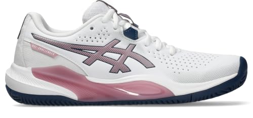 ASICS Women's Gel-Challenger 15 Clay Trainers, White Taro Purple, 9.5 US