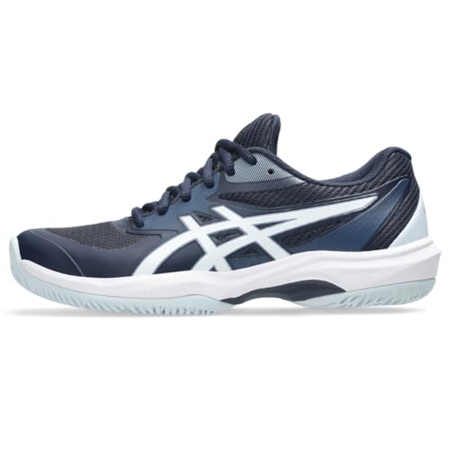 ASICS Women's Game FlyteFoam Tennis, 9.5, Midnight/White