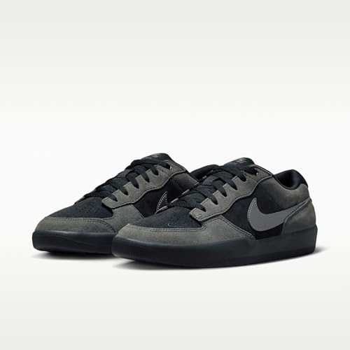 Nike SB Force 58 Skate Shoes (Black/Anthracite/Gym Red/Metallic Dark Grey) Size 12