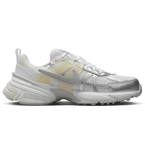 Nike V2K Run Womens Fd0736 - White Metallic Silver 104