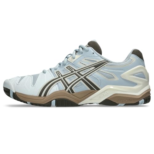 ASICS Unisex Gel-Resolution 5 Sportstyle Shoes, 11.5M / 13W, Storm Cloud/Sepia Brown