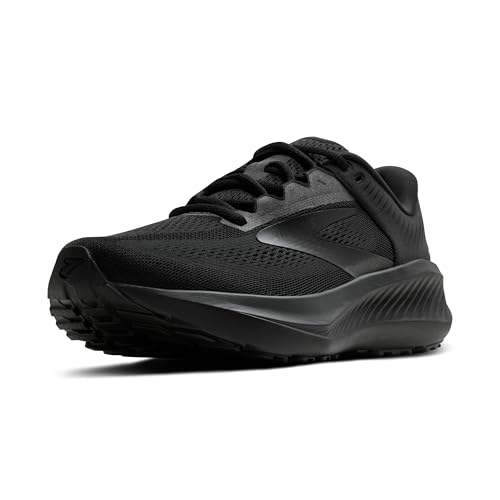Brooks, Mens, Anthem 8, Black/Black/Ebony, 9.5, Wide
