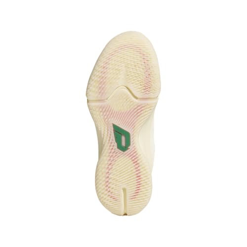 Adidas Unisex-Adult Dame 9 Basketball, Warm Vanilla/Lucid Red/Warm Sandstone, 9