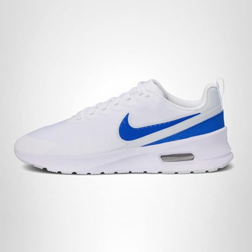 Nike Men's Air Max Nuaxis Shoes, White/Racer Blue-Black-White, 10
