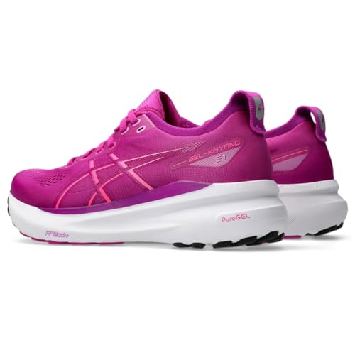 ASICS Women's Gel-Kayano 31 Running Shoes, 6.5, Bold Magenta/Purple Spectrum