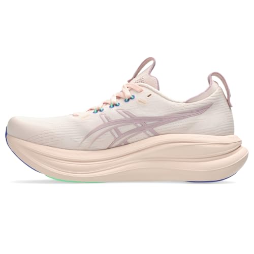 ASICS Women's Gel-Nimbus 28 Running Shoes, 8, Pearl Pink/MORGANITE