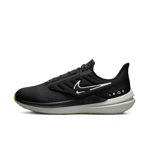 NIKE Air Winflo 9 Shield Low Men's Trainers, Grey, 10.5