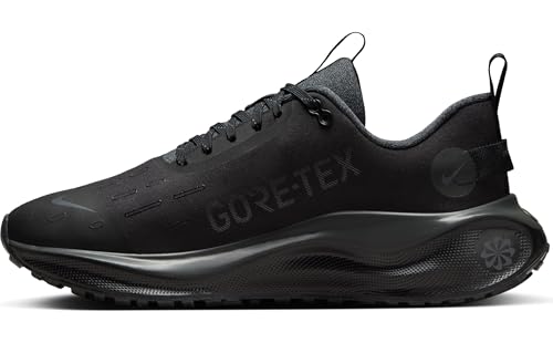 Nike InfinityRN 4 Gore-TEX Women's Waterproof Road Running Shoes (HQ0264-001, Black/Volt/Dark Grey/Anthracite) Size 6.5