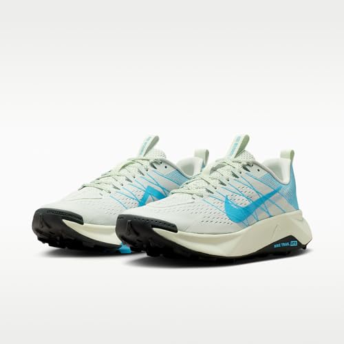 Nike Wildhorse 10 Men's Trail Running Shoes (Sea Glass/Black Spruce/Mink Brown/Baltic Blue) Size