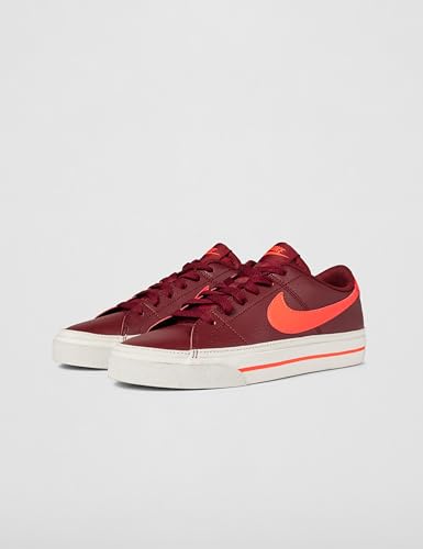 Nike Women's Court Legacy Next Nature Shoes, Dark Team Red/Bright Crimson-Sail, 9