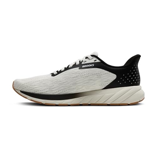 Brooks Women’s Anthem 7 Neutral Running Shoe - White/Black/Tan - 9.5 Medium
