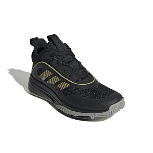 Adidas Men's Own The Game 3.0, Black/Gold Metallic/Solid Grey, 8
