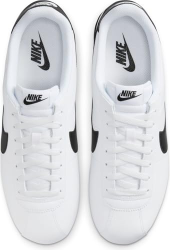 Nike Men's Cortez Sneakers, White/Black, 10 Medium US