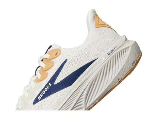 Brooks Men's Ghost 17 Coconut/Moonbeam/Blue 13 Medium