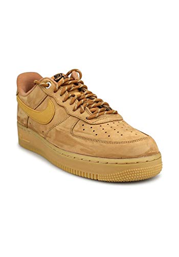 Nike Nike Air Force 1 '07 Men's Trainers, Flax Wheat Gum Light Brown Black, 11 US
