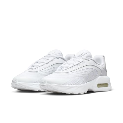 Nike Women's Air Max Fire Lifestyle Shoes, White/White-Black, 8
