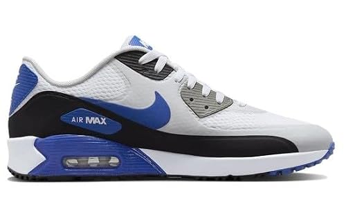 Nike Men's Air Max 90 G Golf Shoe TB White/Game Royal-Black (DX5999 141) - 9