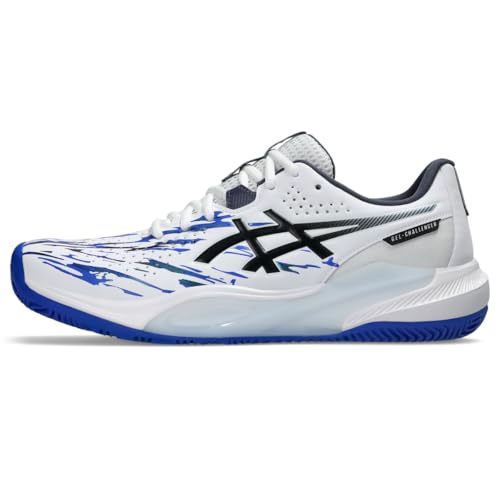 ASICS Men's Gel-Challenger 15 Padel L.E. Tennis Shoes, 9, White/Indigo Fog