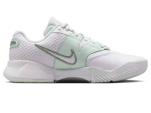 Nike Womens, Court Lite 4, White/Steam/Barely Green, 9.5 Medium