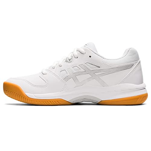 ASICS Women's Gel-RENMA Indoor Shoe, 12, White/Pure Silver
