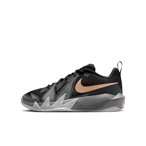 Nike Kid's S.T. Dynamite, Black/Metallic Gold-Wolf Grey-Smoke Grey, 5.5Y