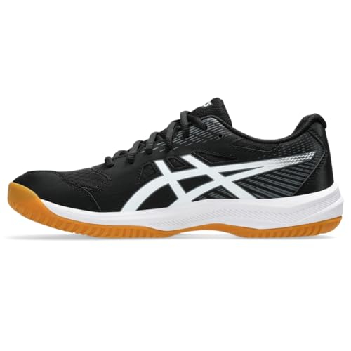 ASICS Men's Upcourt 6 Volleyball Shoes, 11, Black/White