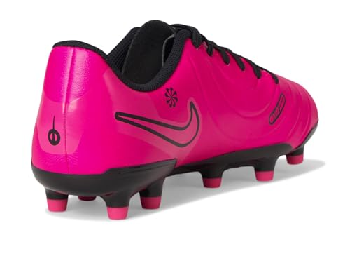 Nike Unisex Kid's Jr. Tiempo Legend 10 Club Multi-Ground Low-Top Soccer Cleats (Little Kid/Big Kid) Fierce Pink/Black 6 Medium