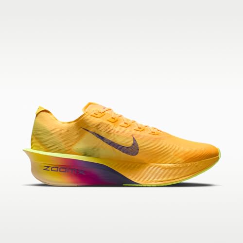 Nike Vaporfly 4 Men's Road Racing Shoes (Citron Pulse/Laser Orange/Volt Ice/Indigo Burst) Size 10.5