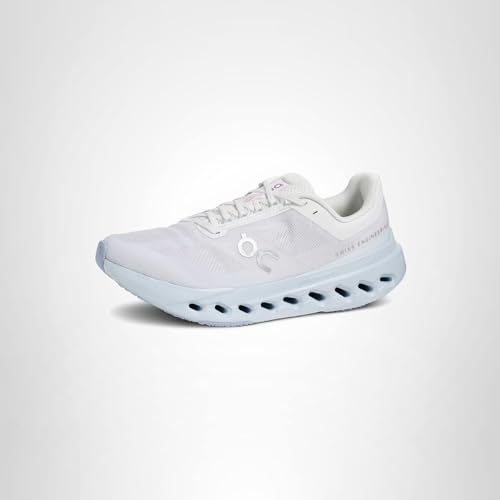 On Women's Cloudsurfer Next Sneakers, Peony/Heather, 7 Medium US