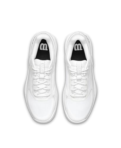 WILSON Rush Pro 5 Men's Tennis Shoe - White/White/White, Size 7