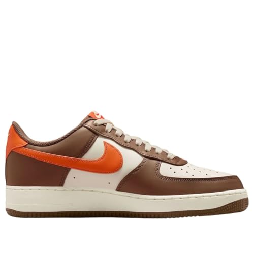 Nike Air Force 1 '07 Men's Shoes (Mosswood Brown/Coconut Milk/Campfire Orange) Size 8
