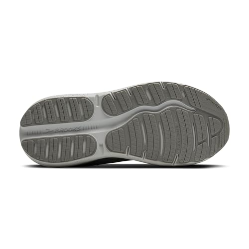 Brooks Men’s Ghost Max Suede/Leather Neutral Running & Walking Shoe - Primer Grey/Oyster/Alloy - 9 Medium