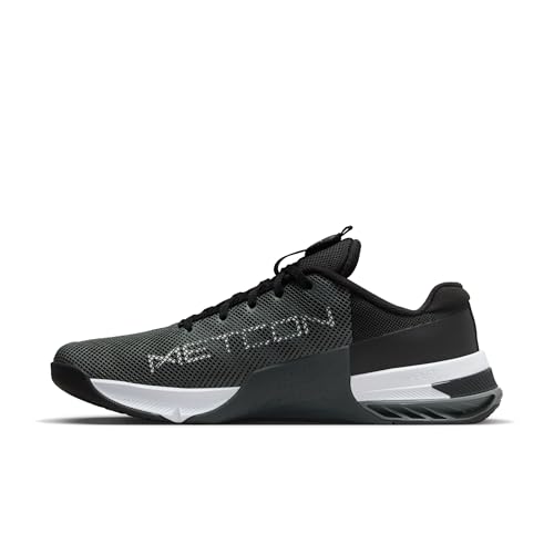 Nike Men's Metcon 8 Training Shoes, Black White Dk Smoke Grey Smoke Grey, 13 US