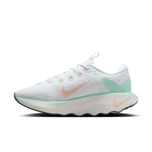 Nike Motiva Women's Walking Shoes (HQ3506-100, White/Mint Foam/Sail/Sunset Tint) Size 9.5