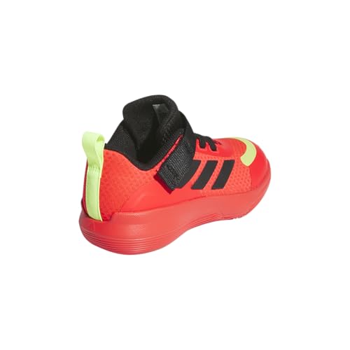 Adidas Unisex-Kids Basketball Legends, Lucid Red/Black/Lucid Lemon, 5.5