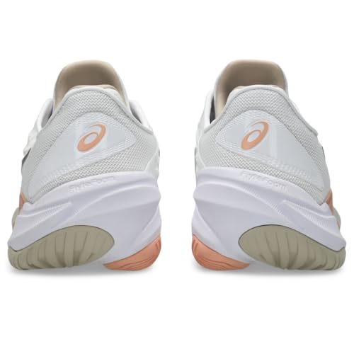ASICS Women's Court FF 3 Tennis Shoes, 8.5, White/Black Coffee