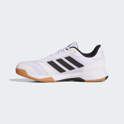 Adidas Mens Ligra 8 Indoor Volleyball, White/Black/White, 10