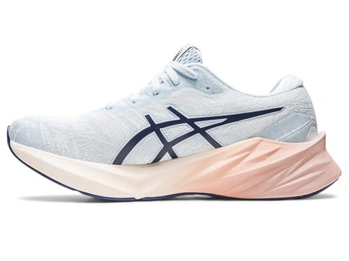 ASICS Women's NOVABLAST 3 Running Shoes, 11, Sky/Cream