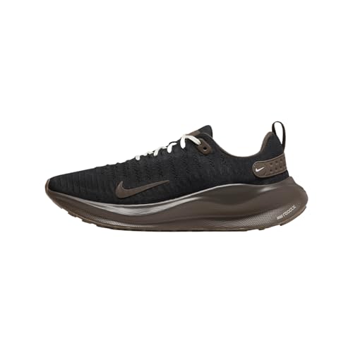 Nike InfinityRN 4 Men's Road Running Shoes (FZ3652-010, Black/Velvet Brown/Earth/Baroque Brown) Size 7.5