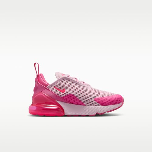 Nike Air Max 270 Little Kids' Shoes (Pink Foam/Pinksicle/White/Hyper Pink) Size 2.5