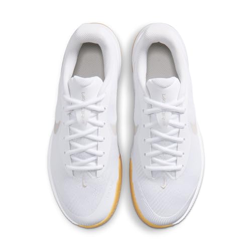 Nike Women's Vapor Lite 3 Hard Court White/Light Orewood Brown/Summit White 12 Medium