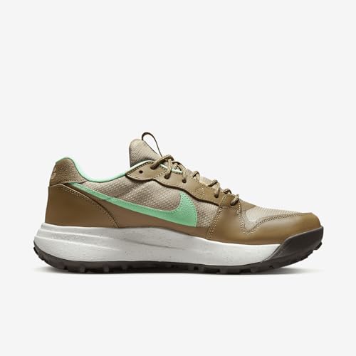 Nike ACG Lowcate Men's Shoes (DX2256-200, Limestone/Dark Driftwood/Sail/Green Glow) Size 11.5