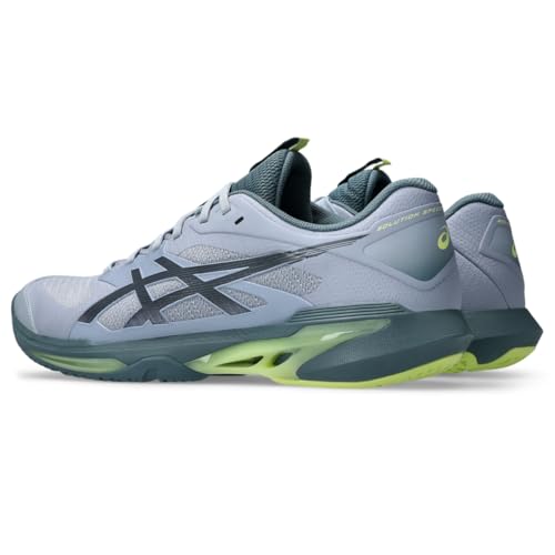 ASICS Men's Solution Speed FF 4 Tennis Shoes, 12, Grey Blue/IRONCLAD