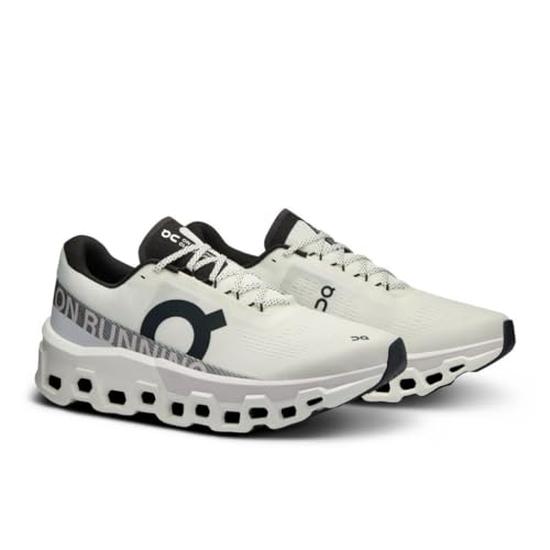 On Men's Cloudmonster 2 Running Shoes, Undyed/Frost, 11 US