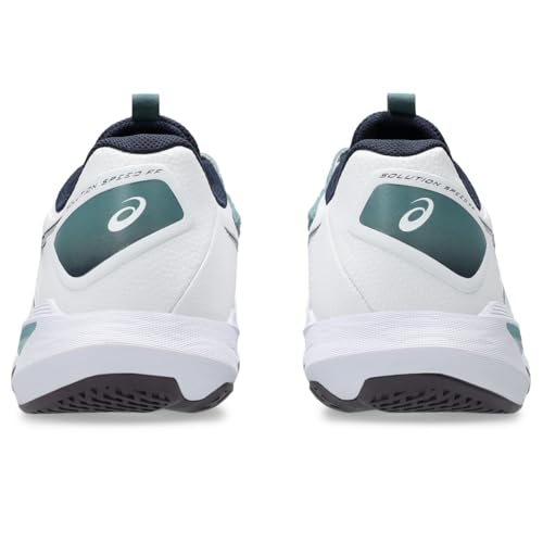 ASICS Men's Solution Speed FF 4 Tennis Shoes, 11, White/Midnight