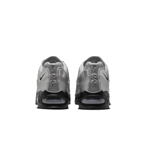 Nike Air Max 95 Big Bubble Mens Running Shoes (Metallic Silver/Black/Black) Size 9.5