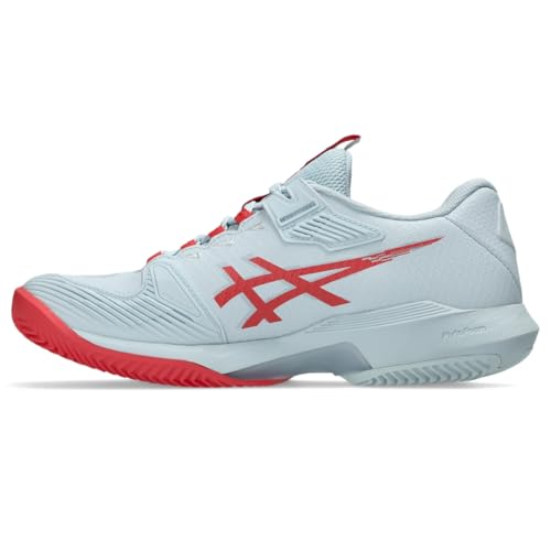 ASICS Women's Solution Speed FF 4 Clay Tennis Shoes, 10.5, Sky/Sienna