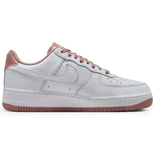 Womens Nike Air Force 1 '07 Mini Jewel 'White/Particle Pink/Metallic Silver'